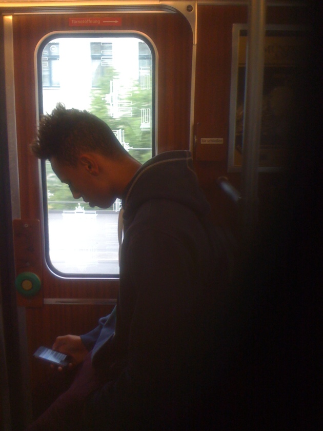 A Turkish kid on the train