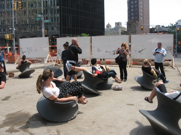 NYC X Design, interactive chairs