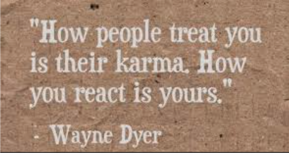 Wayne Dyer, karma