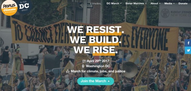 People's Climate March April 29th, 2017