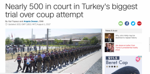 500 in court, Turkey Coup Attempt 2016, CNN