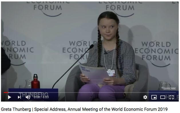 Greta Thunberg | Special Address, Annual Meeting of the World Economic Forum 2019