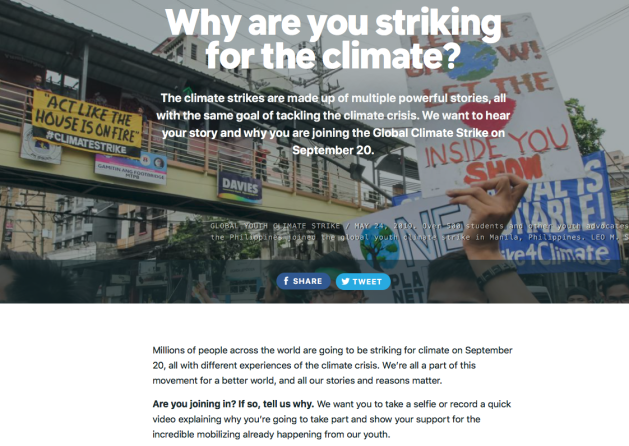 Global Climate Strike September 20, 2019